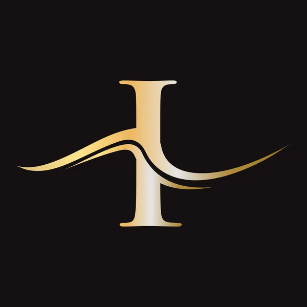Lettera Logo Vector Template Logotipo Icona Lusso Semplice Minimale Elegante — Vettoriale Stock