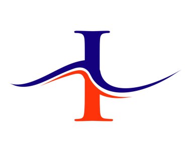İlk Mektup I Logo Tasarımı. Monogram ve Yaratıcı Alfabe I Logotype Vektör Şablonu
