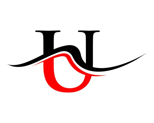Mektup Logo Tasarımı Monogram Yaratıcı Alfabe Logotype Vektör Şablonu — Stok Vektör