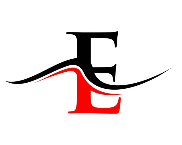 Początkowy Wzór Logo Monogram Twórczy Alfabet Szablon Wektorowy Logotypu — Wektor stockowy