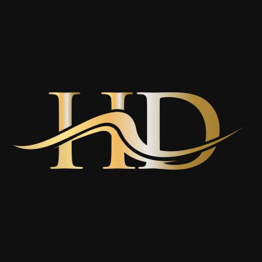 Harf HD Logo Tasarımı. İş ve Şirket logosu için ilk HD Logosu Şablonu
