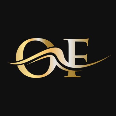 Logo Tasarımı Mektubu. İş ve Şirket logosu için Logotype Şablonunun İlk Şablonu