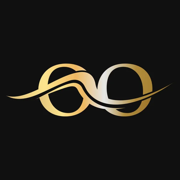Γράμμα Logo Design Αρχικό Πρότυπο Logotype Για Λογότυπο Της Επιχείρησης — Διανυσματικό Αρχείο