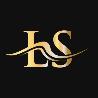 LS Logo Tasarımı. İş ve Şirket logosu için başlangıç LS Logosu Şablonu