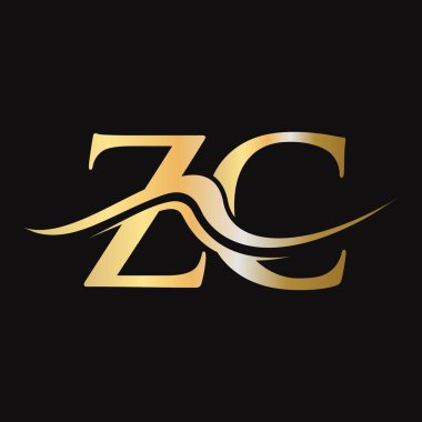 ZC Logo Tasarımı. İş ve Şirket logosu için ilk ZC Logotype Şablonu