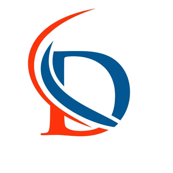 Scrisoarea Modernă Logo Șablon Letter Logo Design Swoosh Icon Vector — Vector de stoc
