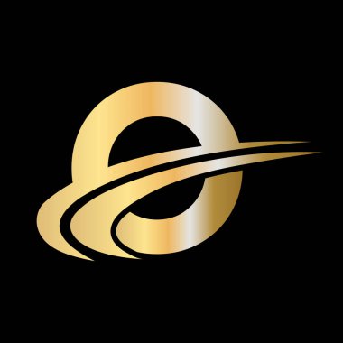 İş ve şirket kimliği için O harfi logosu. Modern Harf O Logo Vektör Şablonu