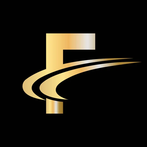 Couleur Lettre Logo Design Logotype Pour Marque Luxe — Image vectorielle