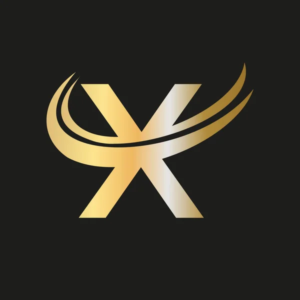 Moderní Logo Design Pro Obchodní Firemní Identitu Creative Letter Luxury — Stockový vektor