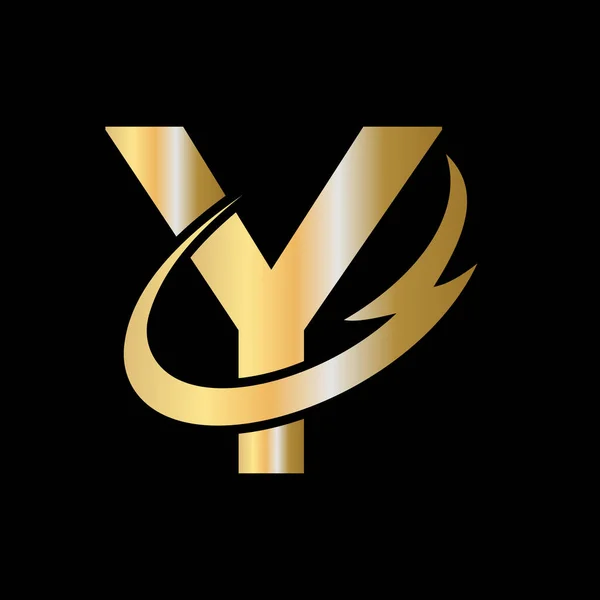 Logo Design Für Business Und Unternehmensidentität Kreativer Brief Mit Luxus — Stockvektor