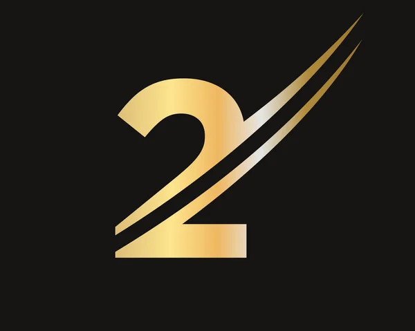 Początkowa Litera Szablon Logo Nowoczesny Prosty Design Logotyp Dla Biznesu — Wektor stockowy