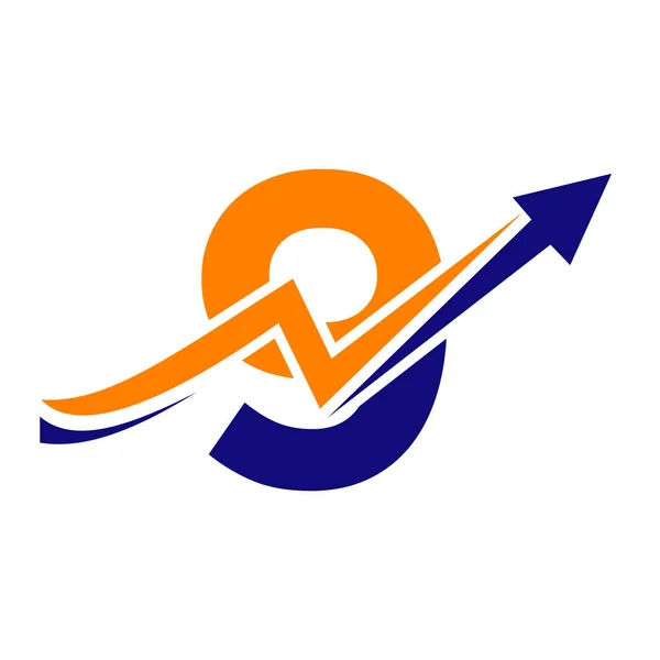 Logo Financiar Litere Logo Marketing Afaceri Financiare Scrisoarea Șablon Logo — Vector de stoc