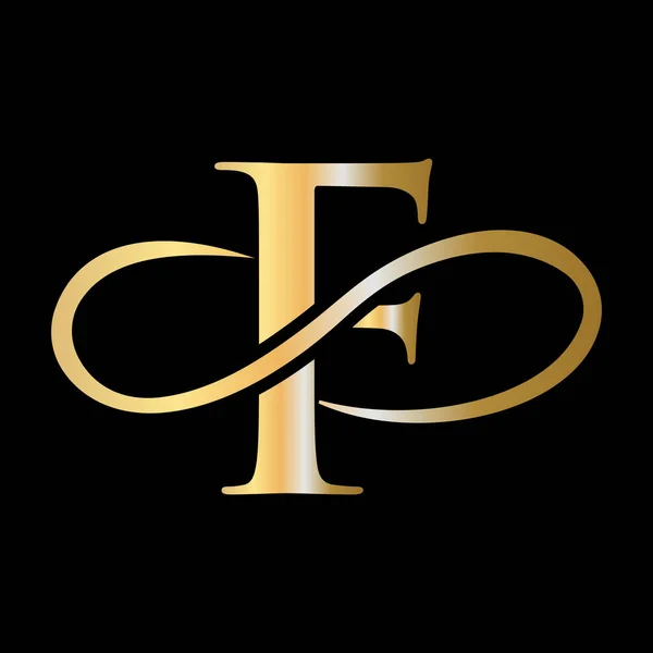 Creative Modern Luxury Logo Vector Vector Template Initial Monogram Letter —  Vetores de Stock