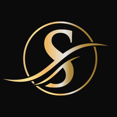 Letter S logo design vector template. Letter S Logotype for luxury branding. Elegant and stylish design