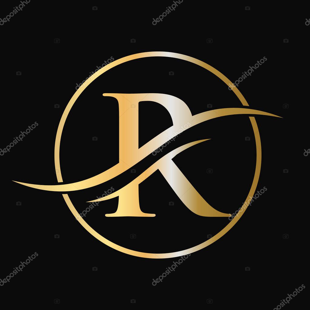 Initial R Letter Logo Creative Modern Typography Vector Template. Abstract Letter R Logo Design