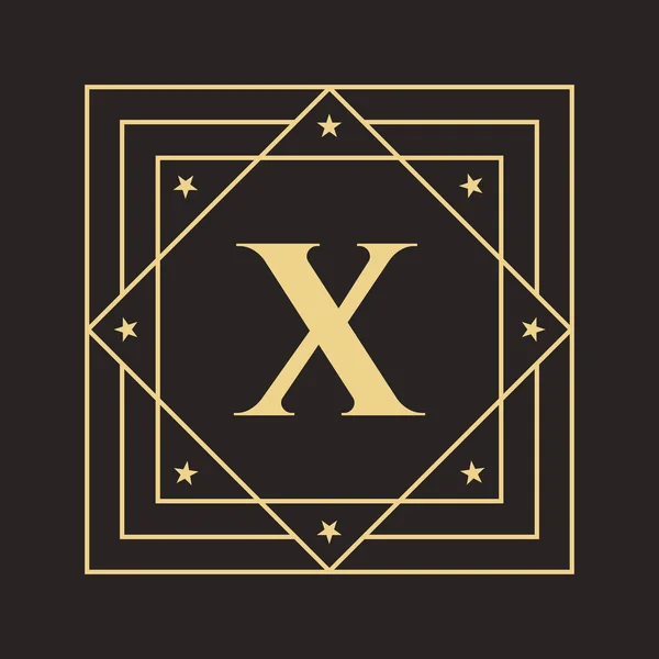 Creative Letter Logotypen Med Elegant Och Elegant Lyxkoncept Initial Brev — Stock vektor