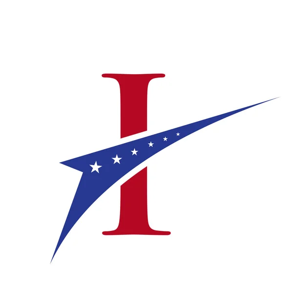 頭文字 American Logo Business Corporate Company Sign アメリカ American Logo — ストックベクタ