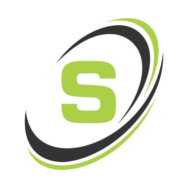 S Harfi Logo Şirketi Adı Basit ve Modern Logotype İş ve Şirket Kimliği Tasarımı