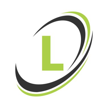 İlk harf L Logo Şirketi Adı Basit ve Modern Logotype İş ve Şirket Kimliği Tasarımı