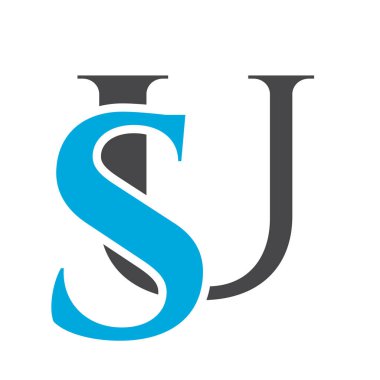 İlk harf SU, ABD logo tasarım şablonu. İş ve şirket kimliği için monogram Letter SU lüks logo tasarım vektör şablonu