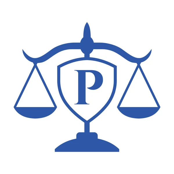Δικηγορική Εταιρεία Λογότυπο Σχεδιασμός Στο Γράμμα Ασπίδα Εγγραφείτε Λογότυπο Νόμου — Διανυσματικό Αρχείο