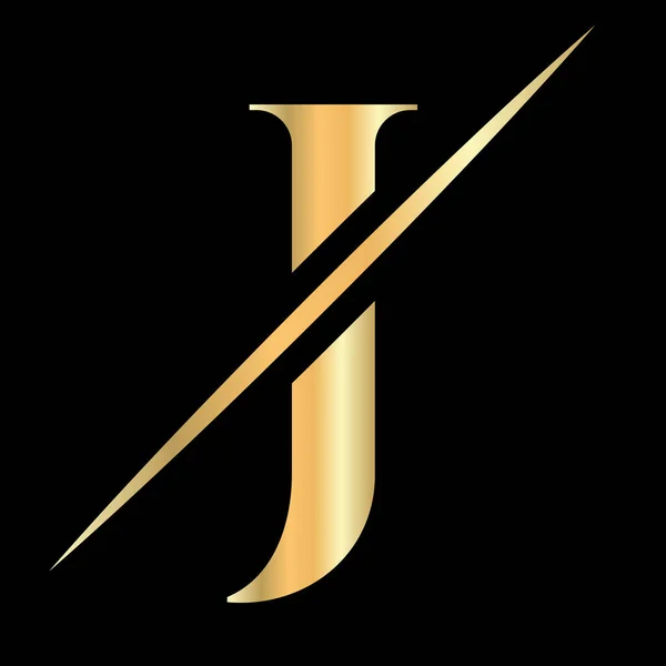 Monograma Inicial Letra Logo Design Beauty Royal Sign Luxury Fashion — Archivo Imágenes Vectoriales