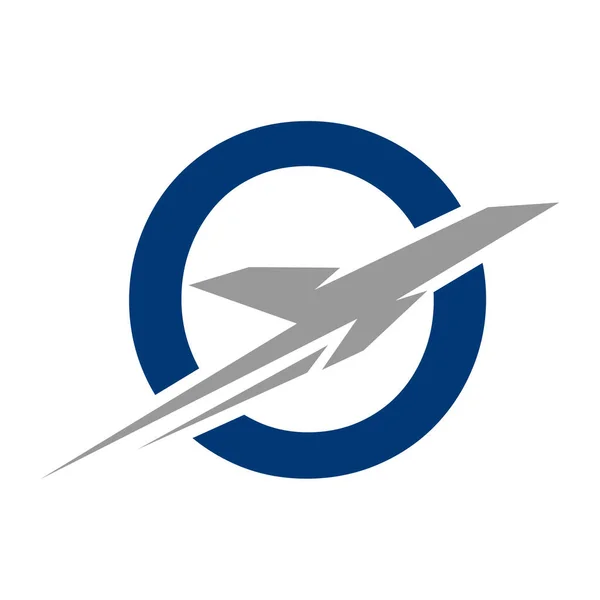 手紙Oの概念上の熱帯旅行のロゴ モダンなO初期旅行ロゴデザインテンプレート — ストックベクタ