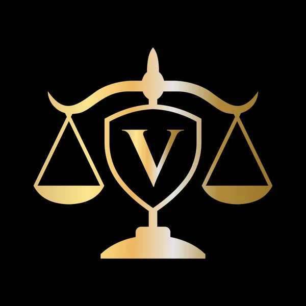 Letra Inicial Logotipo Del Bufete Abogados Logotipo Legal Abogados Alfabeto — Archivo Imágenes Vectoriales