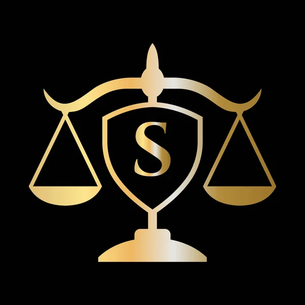 Letra Inicial Firma Abogados Logo Logotipo Legal Abogados Alfabeto Letra — Archivo Imágenes Vectoriales