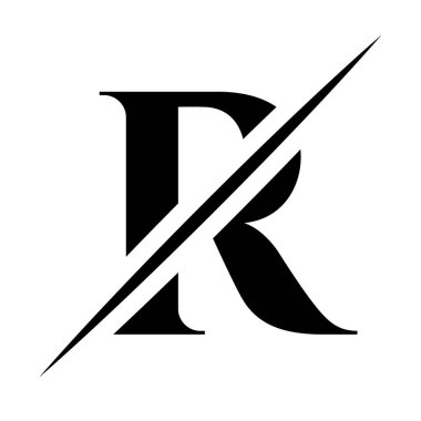Letter R Luxury, Beauty and Fashion Logo Design . Monogram Letter R Logotype Design Vector Template