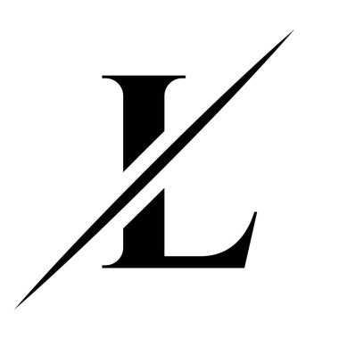 L harfi lüks, güzellik ve moda logosu tasarımı. Monogram Harf L Logotype Tasarım Vektör Şablonu