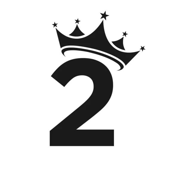 Carta Logo Crown Logotipo Coroa Carta Modelo Vetor Para Beleza — Vetor de Stock