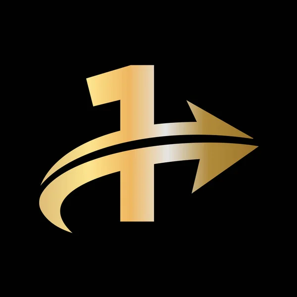 Logo Finance Avec Concept Lettre Logo Commercial Marketing Financier Modèle — Image vectorielle