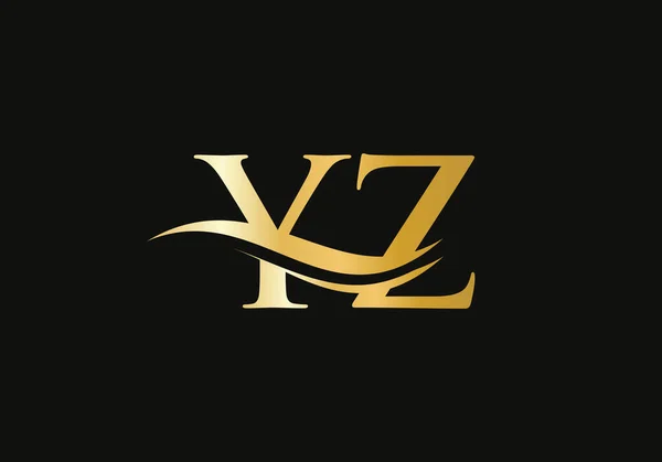 Modern Logotype Luxury Branding Initial Letter Business Logo Design Vector — Stock vektor