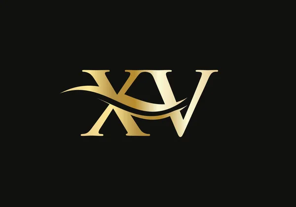 Water Wave Logo Vector Swoosh Letter Logo Design Business Company — Stock Vector