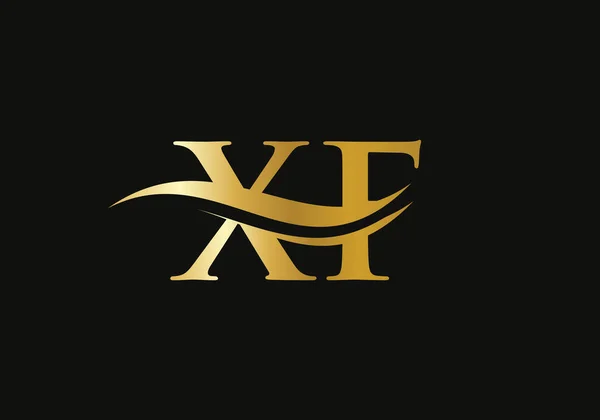 Modern Letter Logo Design Vector Initial Linked Letter Logo Design — Stock Vector
