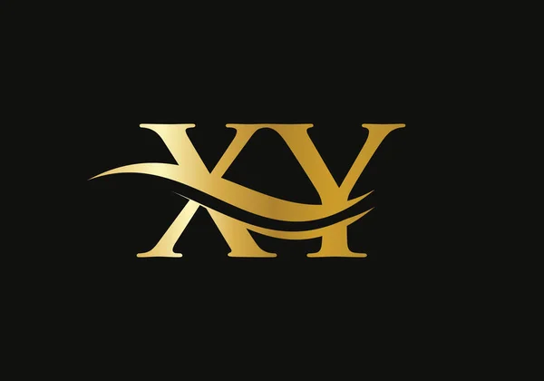 Initial Letter Linked Logo Business Company Identity Modern Letter Logo — Stock vektor