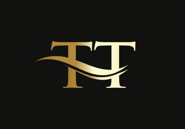 Initial Letter TT Linked Logo for business and company identity. Modern Letter TT Logo Vector Template with modern trendy