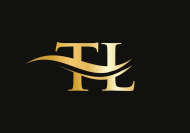 Creative TL letter with luxury concept. Modern TL Logo Design for business and company identity