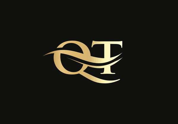 Swoosh Letter Logo Design Business Company Водяна Хвиля Logo Сучасною — стоковий вектор