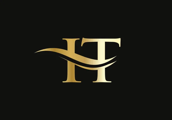 Initial Letter Linked Logo Business Company Identity Modern Letter Logo — Vector de stock