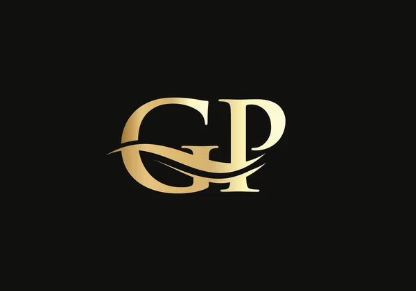 Elegant Stylish Logo Design Your Company Letter Logo Logo Luxury — Stok Vektör