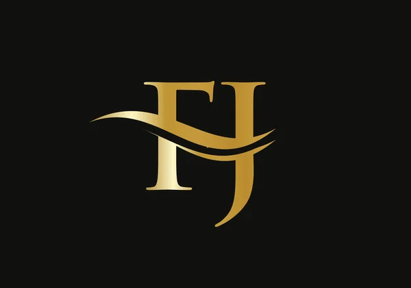 Letter Logo Design Pro Obchodní Firemní Identitu Kreativní Dopis Luxusním — Stockový vektor