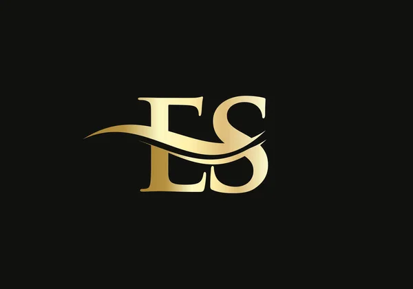 Linked Logo Бізнесу Ідентифікації Компанії Творча Літера Logo Vector — стоковий вектор