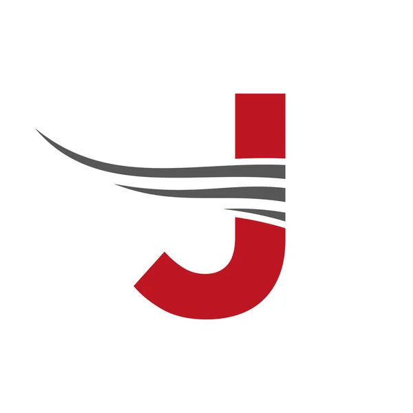 Initial Monogram Letter Logo Design Modern Logotype Vector Template — Stock vektor
