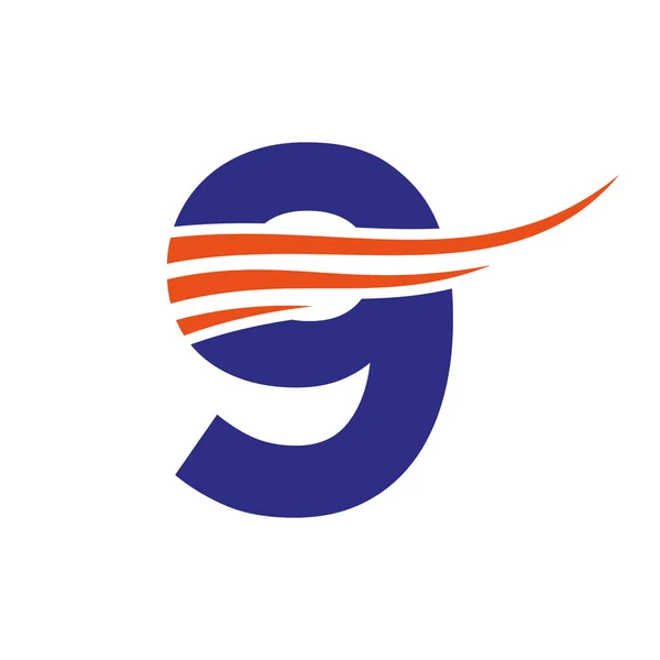 Initial Monogram Letter Logo Design Modern Logotype Vector Template — Stockvector