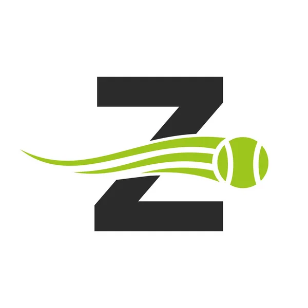 Letter Tennis Club Logo Design Template Tennis Sport Academy Club — Stock Vector