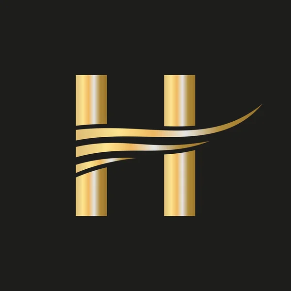 Modern Letter Logo Monogram Logotype Vector Template Combined Luxury Fashion — ストックベクタ