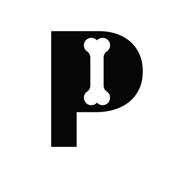 Letter Dog Logo Pet Care Logo Design Vector Template — Image vectorielle