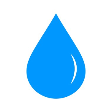 Water Logo Element Vector Template. Water Drop Logo Symbol